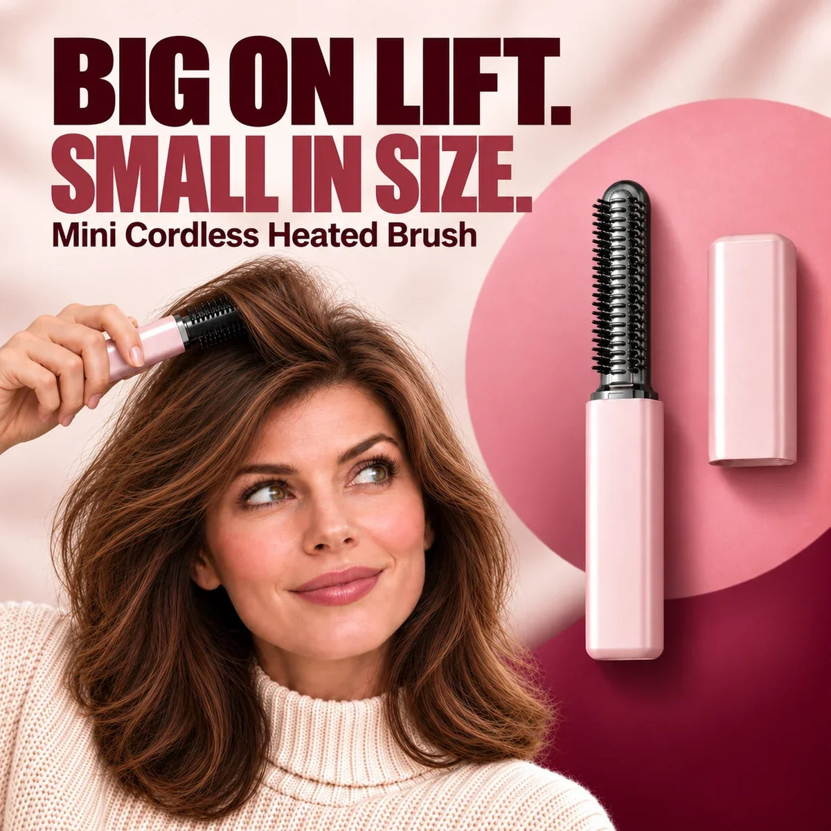 💋Mini Fast Heating Curler – Root Lift, Fringe Styling & Quick Touch-Ups