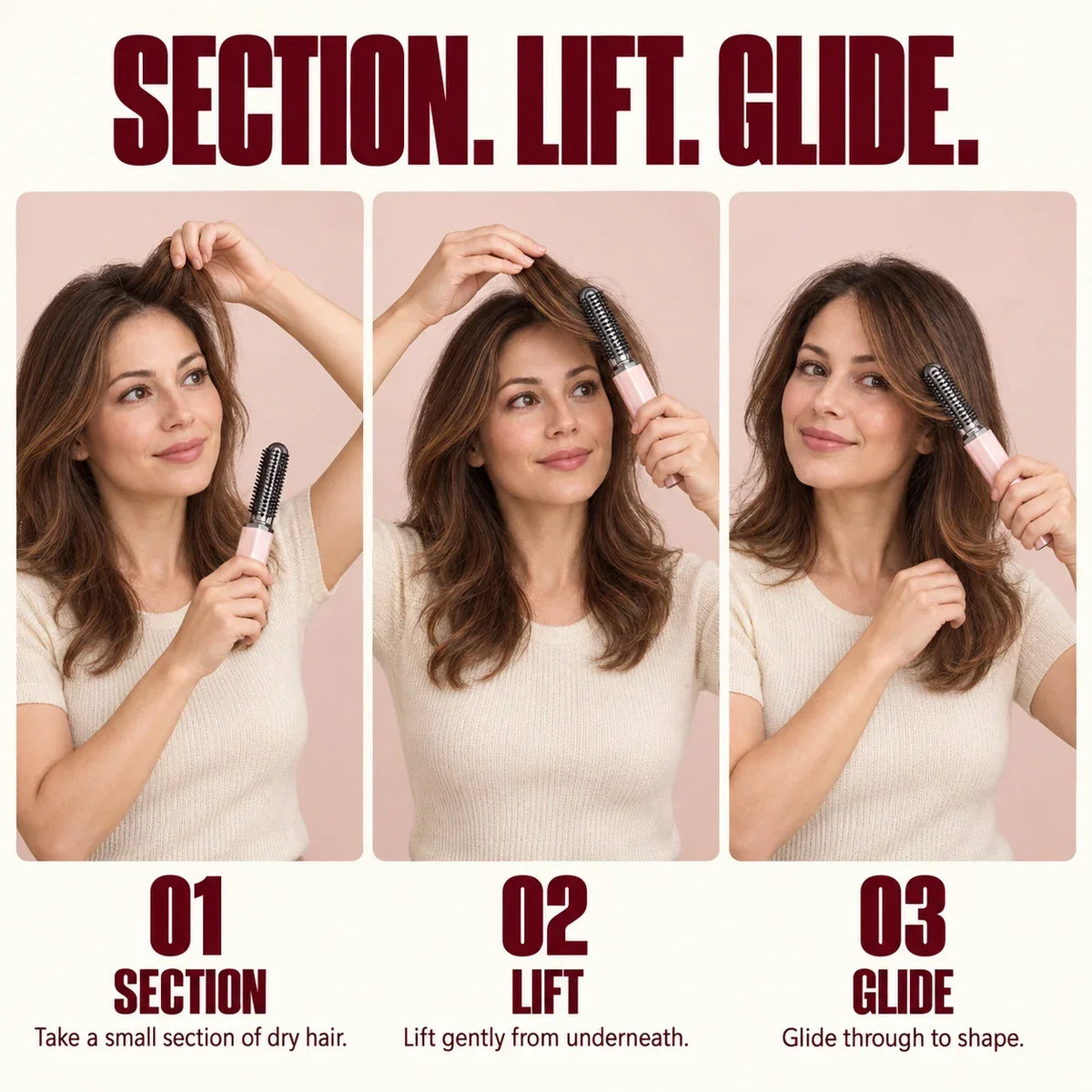 💋Mini Fast Heating Curler – Root Lift, Fringe Styling & Quick Touch-Ups