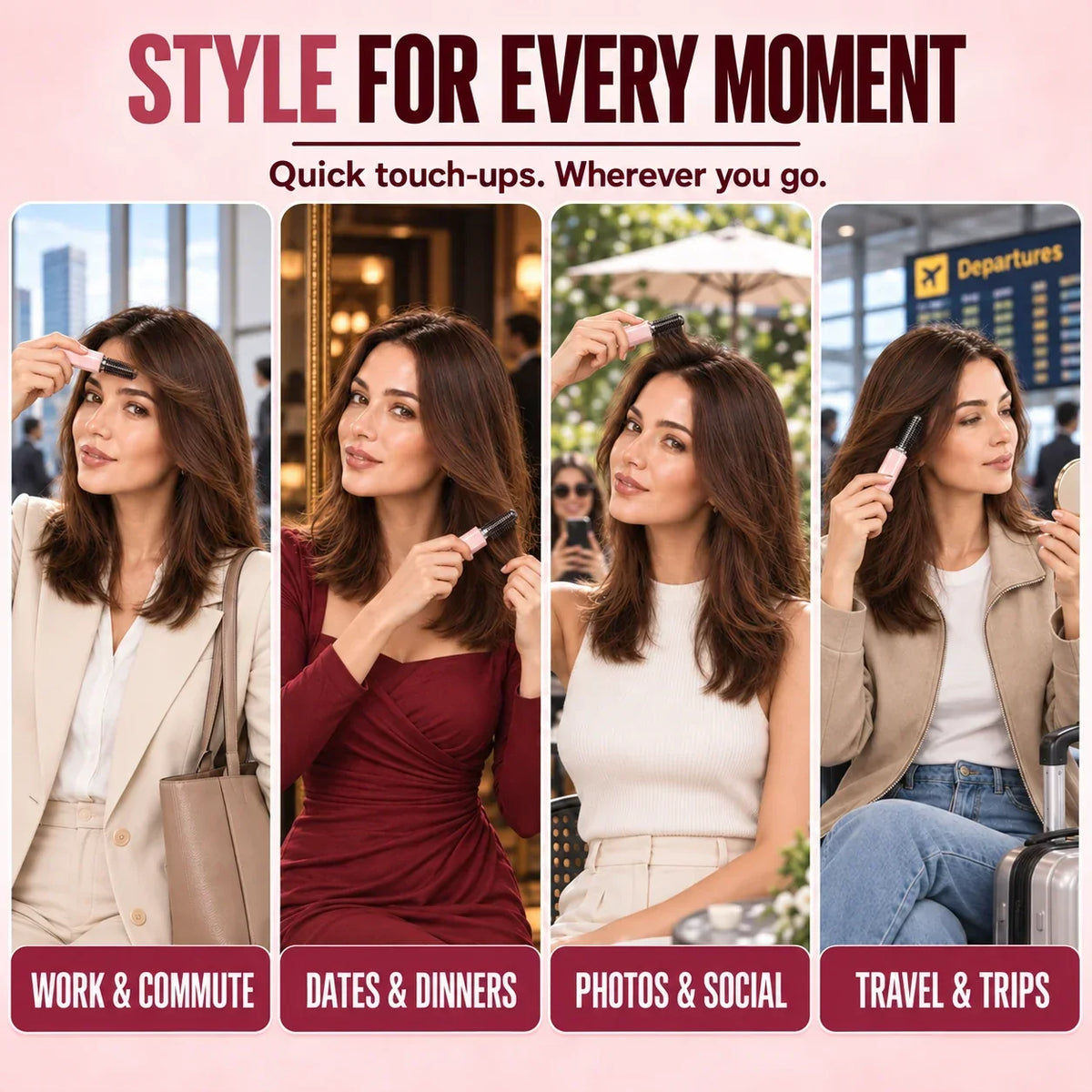 💋Mini Fast Heating Curler – Root Lift, Fringe Styling & Quick Touch-Ups