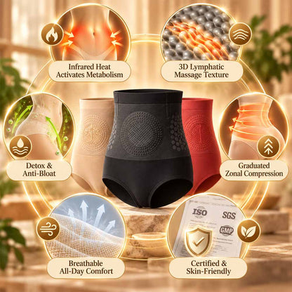 Sfrcord® 3-in-1 Lymphatic Infrared Graduated Compression Fat-Burning Shorts