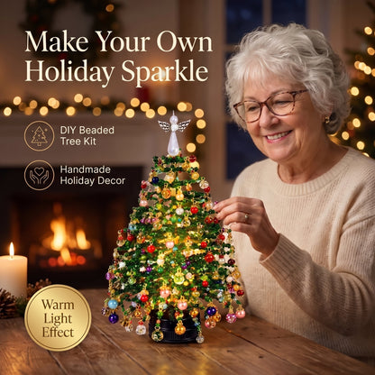 Dlovivo Christmas Glow — DIY Beaded Tree Kit