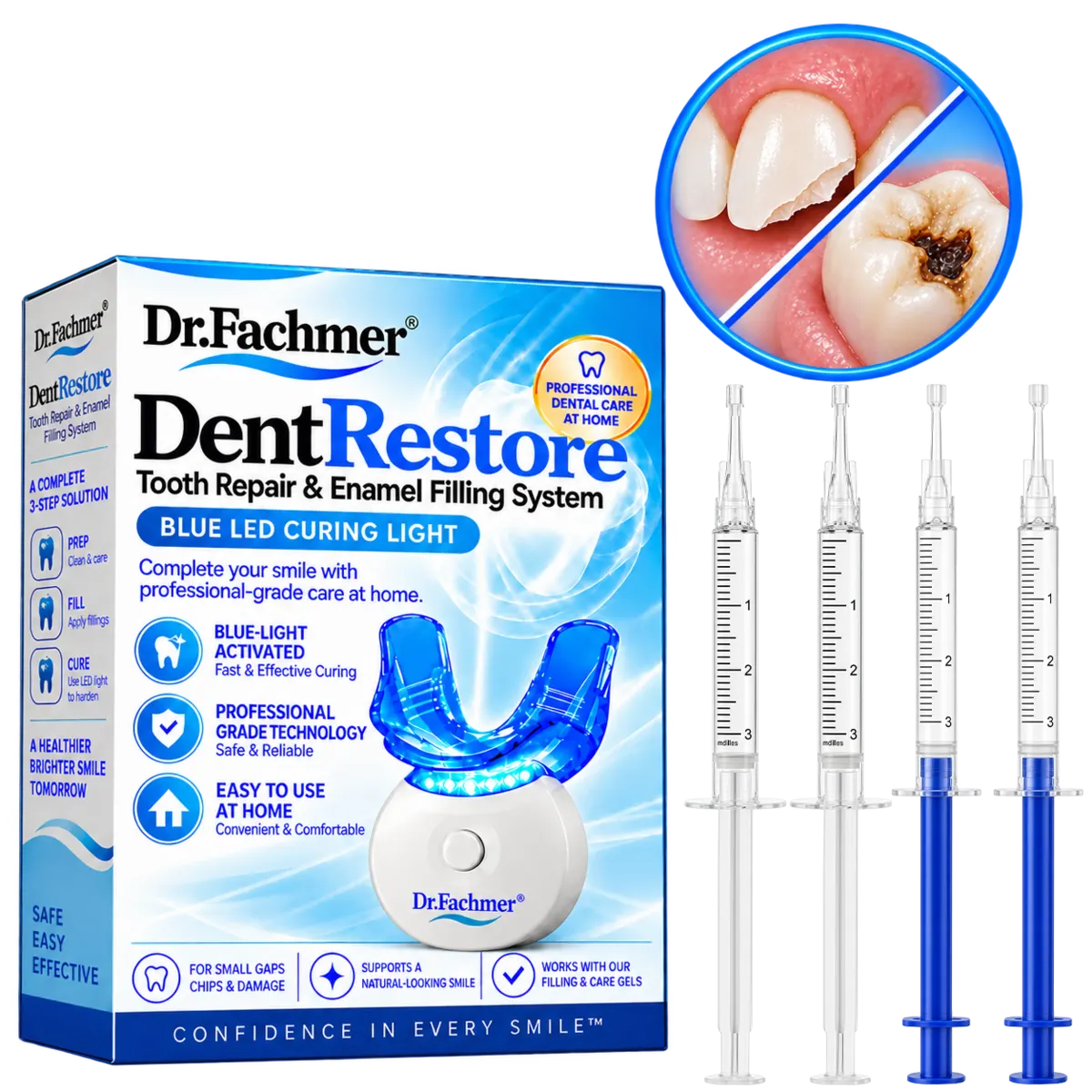 Dr.Fachmer® DentRestore Tooth Repair & Filling System 🌻